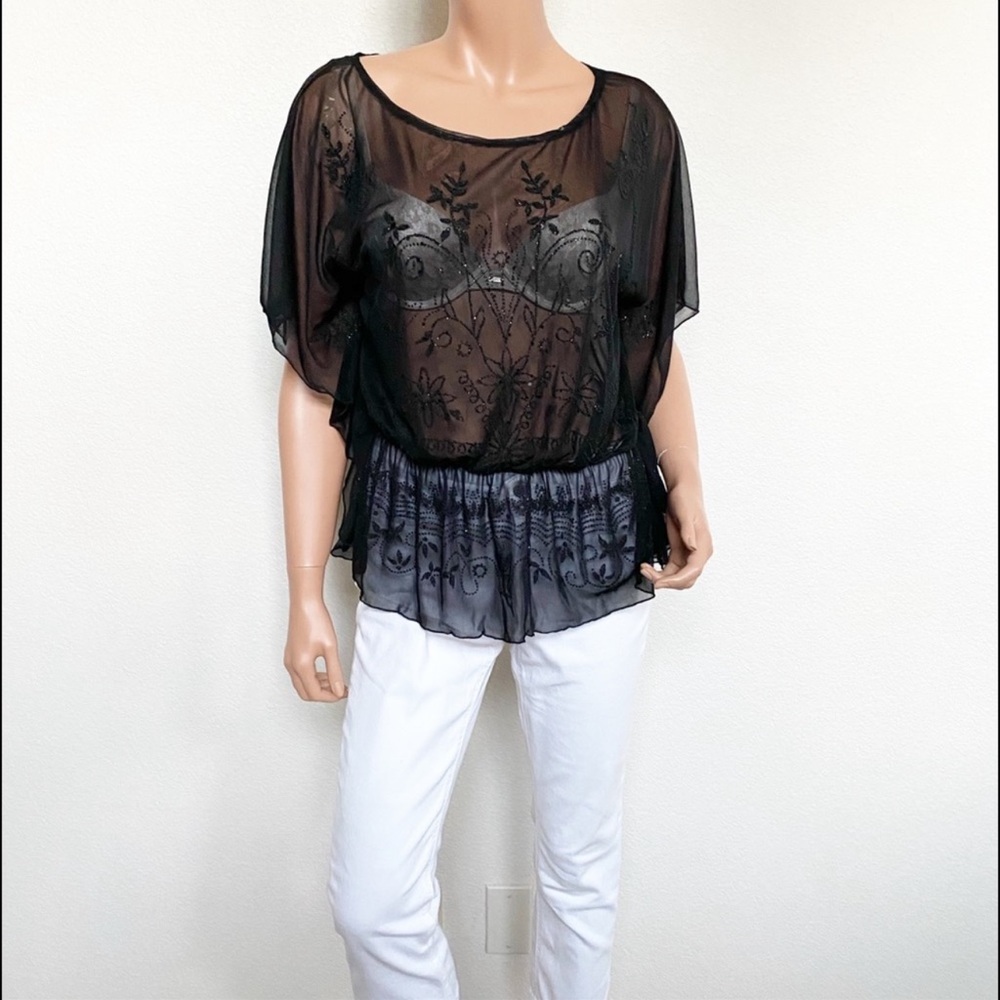 Jessica sheer 🦋 butterfly top